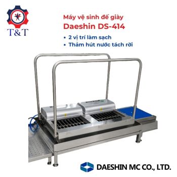 Máy vệ sinh đế giày tự động Daeshin DS-414 