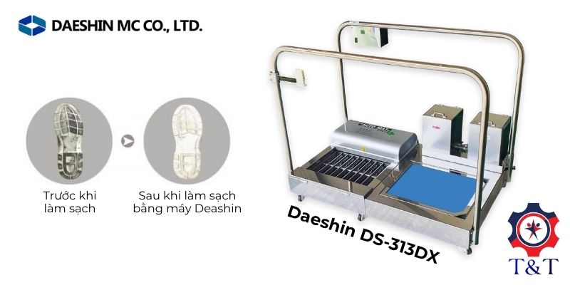 máy vệ sinh đế giày Daeshin DS-313DX 